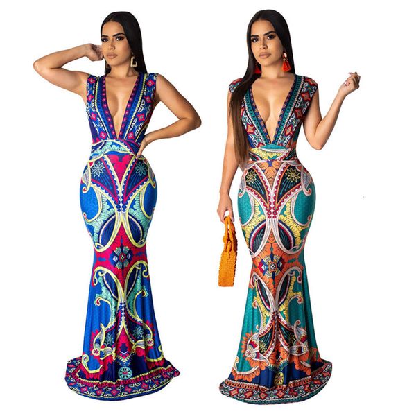star model ethnic print dress in 2021 new fashion, Black;pink