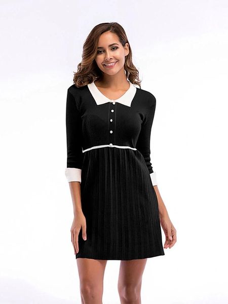casual dresses europe and the united states autumn winter women's clothing was thin high waist knitted slim dress women, Black;gray
casual dresses europe and the united states autumn winter women's clothing was thin high waist knitted slim dress women, Black;gray