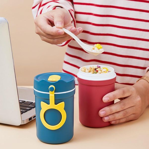 dinnerware sets 330ml plastic container with straw portable breakfast cup scoop anti-scalding mug soup pot for work student home
dinnerware sets 330ml plastic container with straw portable breakfast cup scoop anti-scalding mug soup pot for work student home