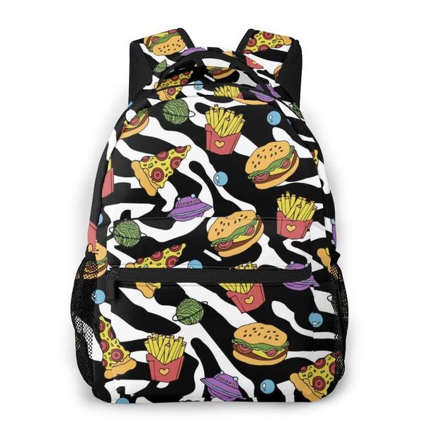 backpack mountaineering cute pizza hamburger and french fries on 80s 90s zebra print shoulder bags backpacks
backpack mountaineering cute pizza hamburger and french fries on 80s 90s zebra print shoulder bags backpacks