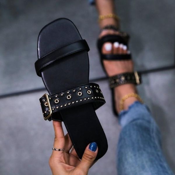 rimocy summer flat slippers women buckle soft bottom beach shoes woman fashion solid color comfortable slides flip flop, Black
rimocy summer flat slippers women buckle soft bottom beach shoes woman fashion solid color comfortable slides flip flop, Black