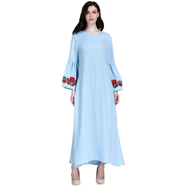muslim women long dress o neck full length fashionable flared sleeves print floral eid ramadan dubai mid east abayas robe caftan ethnic clot, Red
muslim women long dress o neck full length fashionable flared sleeves print floral eid ramadan dubai mid east abayas robe caftan ethnic clot, Red