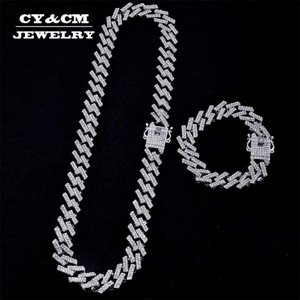 iced out chain bling prong miami cuban link chains necklaces 15mm full crystal rhinestones clasp hip hop necklace bracelet mens x0509, Black
iced out chain bling prong miami cuban link chains necklaces 15mm full crystal rhinestones clasp hip hop necklace bracelet mens x0509, Black