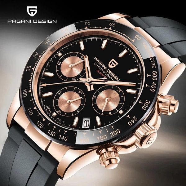 wristwatches pagani design 2021 brand men quartz watches sapphire automatic date chronograph japan vk63 waterproof watch reloj hombre, Slivery;brown
wristwatches pagani design 2021 brand men quartz watches sapphire automatic date chronograph japan vk63 waterproof watch reloj hombre, Slivery;brown