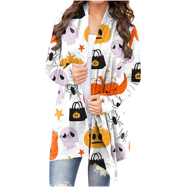 halloween 11 styles of printed long-sleeved women's cardigan jackets are loose and soft, Black;brown
halloween 11 styles of printed long-sleeved women's cardigan jackets are loose and soft, Black;brown