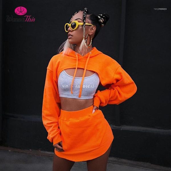 two piece dress 2 pcs sets women hooded long sleeve supper short crop elastic mini front pocket skirts suits sets1, White
two piece dress 2 pcs sets women hooded long sleeve supper short crop elastic mini front pocket skirts suits sets1, White
