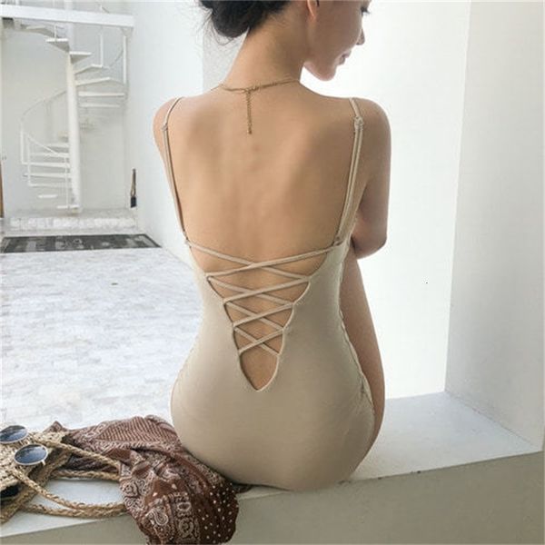 korean simple milk white open back cross bandage small cht gather together holiday net red swimsuit girl, White;black
korean simple milk white open back cross bandage small cht gather together holiday net red swimsuit girl, White;black