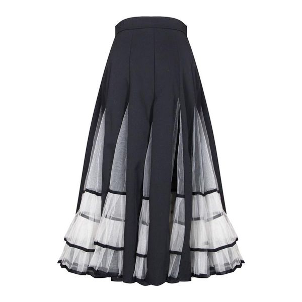 skirts high elastic waist mesh spliced contrast color pleated half-body skirt women fashion tide spring autumn 2021, Black
skirts high elastic waist mesh spliced contrast color pleated half-body skirt women fashion tide spring autumn 2021, Black