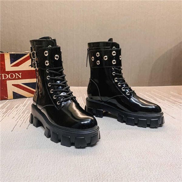 boots women spring and summer fashion all-match lace up platform buckle british style ankle, Black
boots women spring and summer fashion all-match lace up platform buckle british style ankle, Black