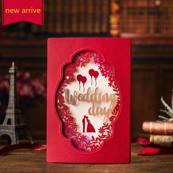 greeting cards 100pcs laser cut red wedding invitations with watercolor inner pages for engagement anniversary decorations party
greeting cards 100pcs laser cut red wedding invitations with watercolor inner pages for engagement anniversary decorations party