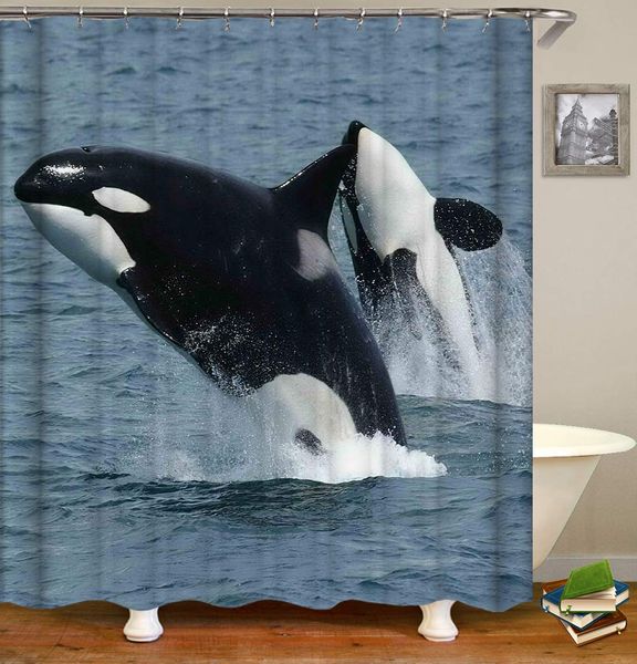 dolphin jumping splash ocean privacy protection, color printing decoration shower curtain
dolphin jumping splash ocean privacy protection, color printing decoration shower curtain