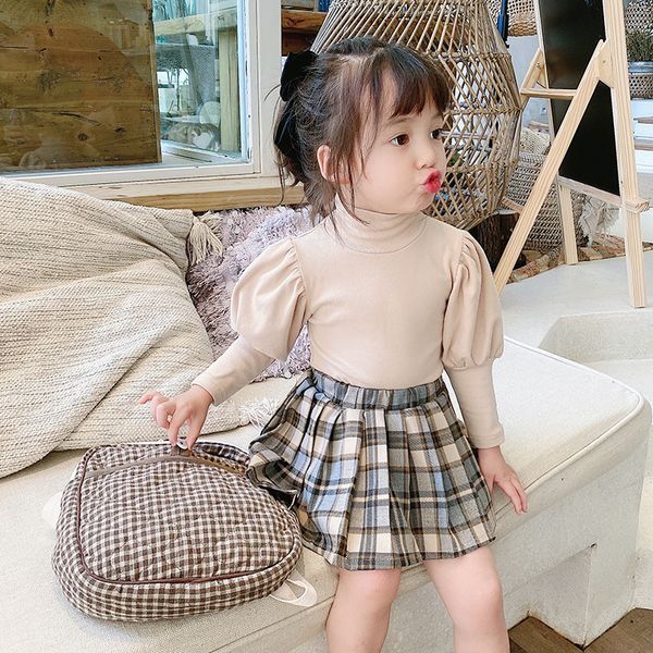 children girls fall autumn clothes solid color lantern sleeve turtleneck cotton t-shirt toddler kids tee outfits for 2-8y, Blue
children girls fall autumn clothes solid color lantern sleeve turtleneck cotton t-shirt toddler kids tee outfits for 2-8y, Blue