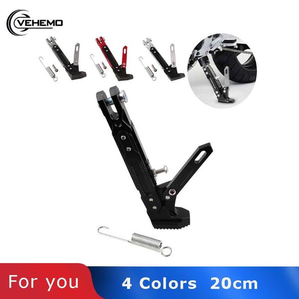 other motorcycle parts vehemo 20cm cnc stand foot brace leg parking modified black accessories side frames 
other motorcycle parts vehemo 20cm cnc stand foot brace leg parking modified black accessories side frames