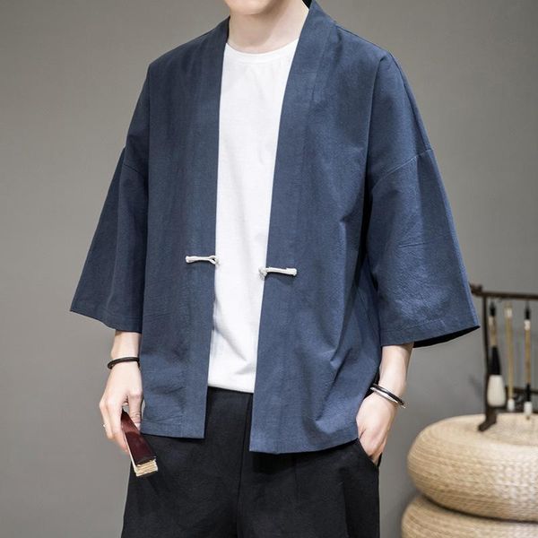 men's jackets #4345 summer jacket men cardigan kimono coat loose cotton linen plus size 4xl 5xl vintage outerwear black blue red, Black;brown
men's jackets #4345 summer jacket men cardigan kimono coat loose cotton linen plus size 4xl 5xl vintage outerwear black blue red, Black;brown