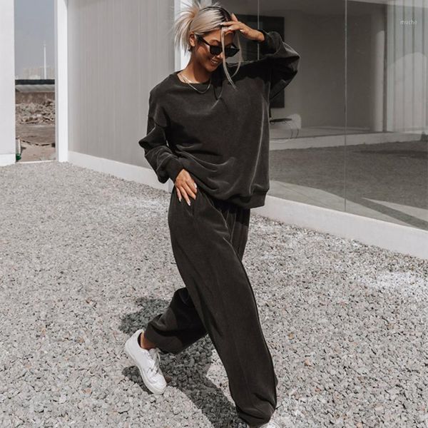 yoga outfit women two-piece tracksuit long sleeved hoodies and trousers set sweatershirt sports suit loose pants leisure
yoga outfit women two-piece tracksuit long sleeved hoodies and trousers set sweatershirt sports suit loose pants leisure