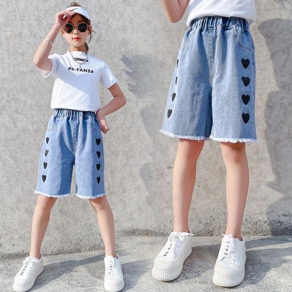 teen girls shorts with heart print casual style summer fashion little tassel children school high waist denim half pants 5-14yrs, Black
teen girls shorts with heart print casual style summer fashion little tassel children school high waist denim half pants 5-14yrs, Black