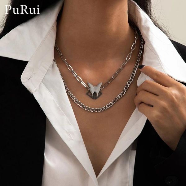 butterfly pendant necklace multi layers simple stainless steel necklaces for women bead hand made chain neck jewelry gift, Silver
butterfly pendant necklace multi layers simple stainless steel necklaces for women bead hand made chain neck jewelry gift, Silver