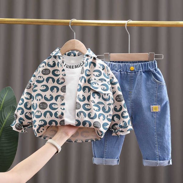 bear leader boys casual clothes sets kids cartoon print t-shirt shirts and jeans costumes children's spring fashion outfits 3pcs y0909, White
bear leader boys casual clothes sets kids cartoon print t-shirt shirts and jeans costumes children's spring fashion outfits 3pcs y0909, White