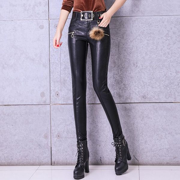 women's pants & capris plus velvet thick leather 2021 winter warm women leggings high waist bright black skinny feet with belt, Black;white
women's pants & capris plus velvet thick leather 2021 winter warm women leggings high waist bright black skinny feet with belt, Black;white