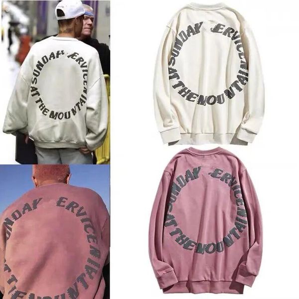 kanye sweater european and american retro trendy hip hop loose letter sunday couple coat men's and women's sweater, Black
kanye sweater european and american retro trendy hip hop loose letter sunday couple coat men's and women's sweater, Black