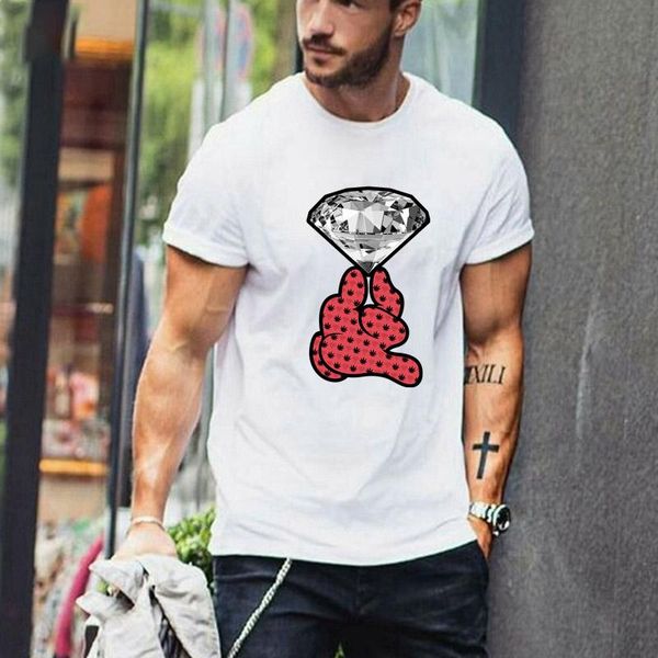 men's t-shirts triditya 50892# cool unisex t shirt holding a diamond men's tshirt fashion o neck short sleeve  custom-made, White;black
men's t-shirts triditya 50892# cool unisex t shirt holding a diamond men's tshirt fashion o neck short sleeve  custom-made, White;black