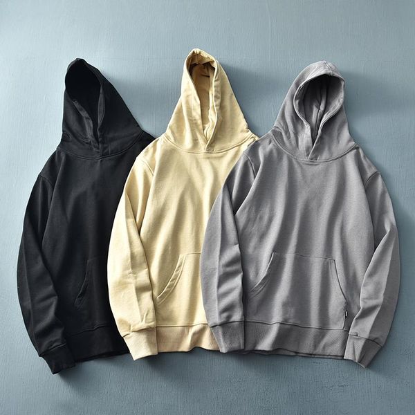 men's hoodies & sweatshirts 2021 american retro terry solid color hooded pure cotton washed old pullover knitted long-sleeved casual sp, Black
men's hoodies & sweatshirts 2021 american retro terry solid color hooded pure cotton washed old pullover knitted long-sleeved casual sp, Black