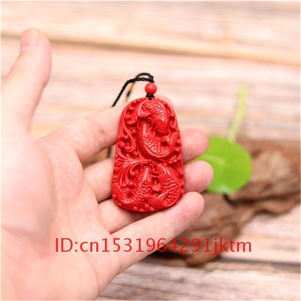fashion chinese charm organic gifts men cinnabar natural amulet red necklace woman carved jewellery hand pendant carp, Silver
fashion chinese charm organic gifts men cinnabar natural amulet red necklace woman carved jewellery hand pendant carp, Silver