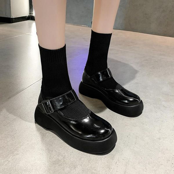 boots belt buckle decoration spring autumn for women 2021 slip-on stretch fabric ankle solid round toe 4.5cm flat with shoes, Black
boots belt buckle decoration spring autumn for women 2021 slip-on stretch fabric ankle solid round toe 4.5cm flat with shoes, Black