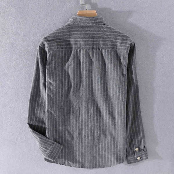 2021 autumn spring stripe brushed long sleeve brand striped shirts for men casual fashion shirt mens camisa overhemd syyn, White
2021 autumn spring stripe brushed long sleeve brand striped shirts for men casual fashion shirt mens camisa overhemd syyn, White
