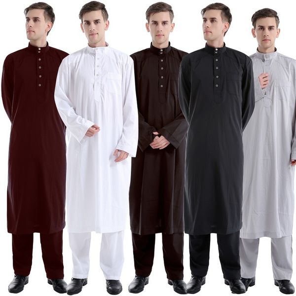 muslim robe arab men thobe ramadan costumes solid arabic pakistan saudi arabia eid turkey abaya male national islamic clothing, Red
muslim robe arab men thobe ramadan costumes solid arabic pakistan saudi arabia eid turkey abaya male national islamic clothing, Red