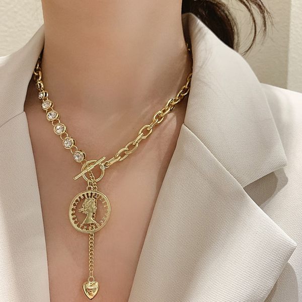 cool wind fashion design sense love figure diamond necklace net red temperament pendant simple personality fashion pendant female, Silver
cool wind fashion design sense love figure diamond necklace net red temperament pendant simple personality fashion pendant female, Silver