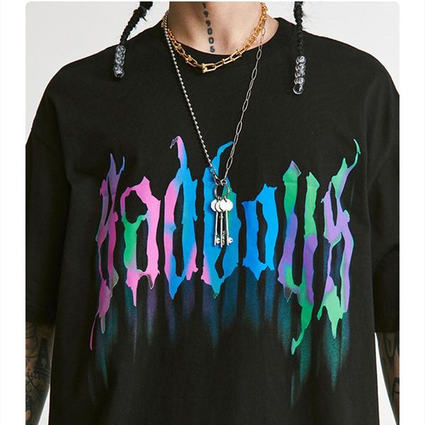 men's t-shirts men loose high street t-shirt man colorful letter print hiphop tees oversize o-neck male casual shirt xk5-10, White;black
men's t-shirts men loose high street t-shirt man colorful letter print hiphop tees oversize o-neck male casual shirt xk5-10, White;black