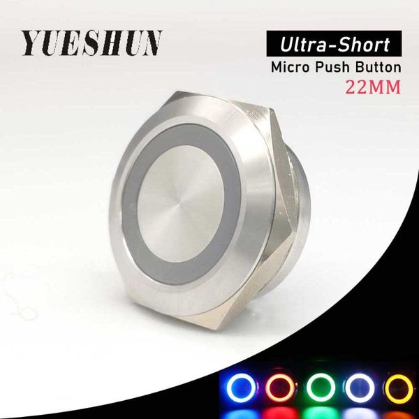 smart home control yueshun waterproof ultra-thin short button switch 22mm 1no blue yellow 6v 12v mirco light led
smart home control yueshun waterproof ultra-thin short button switch 22mm 1no blue yellow 6v 12v mirco light led