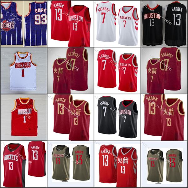 houston rockets men 1 tracy mc grady 7 durant 13 ja mes harden 93 bape men retro jersey, Black
houston rockets men 1 tracy mc grady 7 durant 13 ja mes harden 93 bape men retro jersey, Black