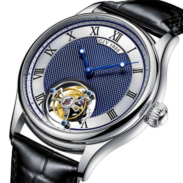 men's giv luxury original tourbillon movement watches mens 2021 sapphire mechanical business watch for men waterproof, Slivery;brown
men's giv luxury original tourbillon movement watches mens 2021 sapphire mechanical business watch for men waterproof, Slivery;brown