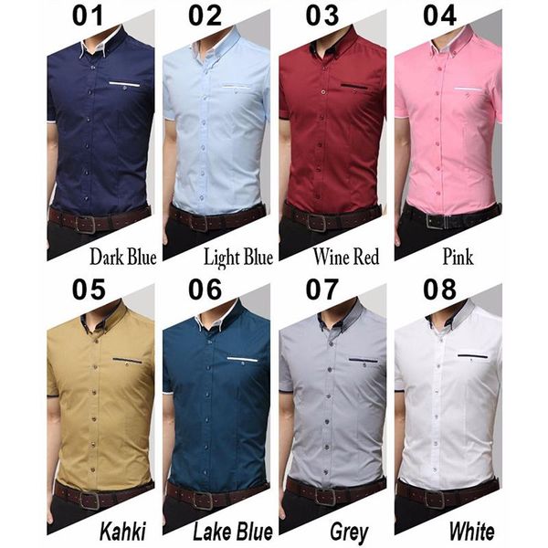 men's dress shirts 2021de negocios para hombre, camisa de manga corta con cuello vuelto, esmoquin, 5xl talla grande, novedad verano 202, White;black
men's dress shirts 2021de negocios para hombre, camisa de manga corta con cuello vuelto, esmoquin, 5xl talla grande, novedad verano 202, White;black