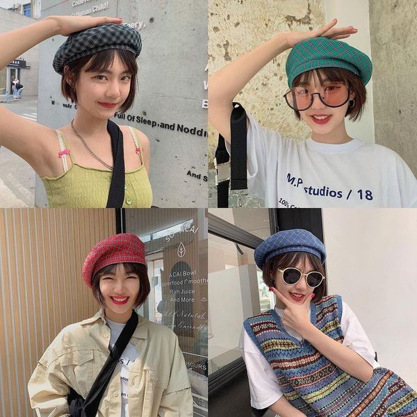 berets 2021 style girl beret artist warm wool winter beanie hat retro plain pure color elegant lady, Blue;gray
berets 2021 style girl beret artist warm wool winter beanie hat retro plain pure color elegant lady, Blue;gray
