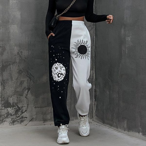 sun print black white womens pant casual streetwear loose summer trousers plus size workout sports sweatpants female
sun print black white womens pant casual streetwear loose summer trousers plus size workout sports sweatpants female