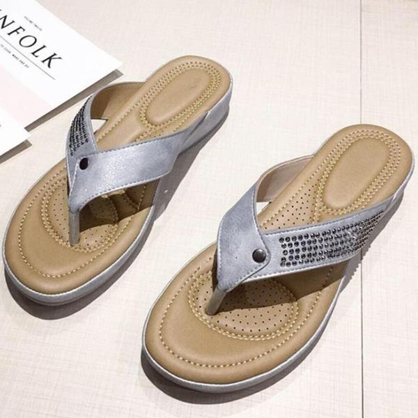 slippers fashion rhinestone women outdoor casual beach flip flops summer shoes female wedges slides ladies sandals qq384, Black
slippers fashion rhinestone women outdoor casual beach flip flops summer shoes female wedges slides ladies sandals qq384, Black