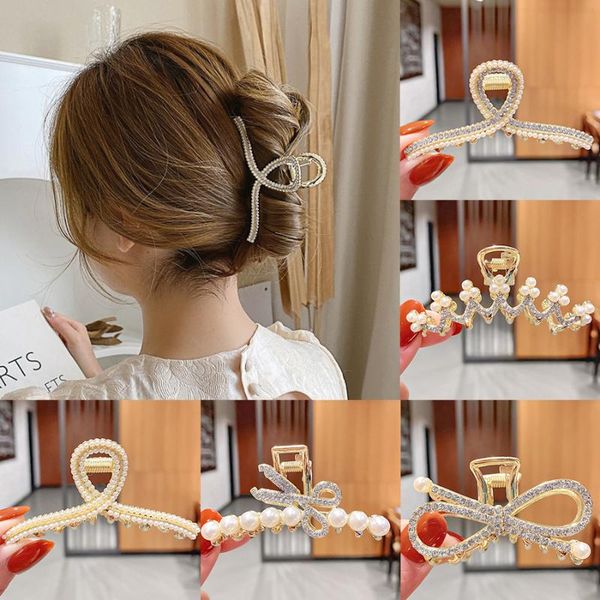 hair accessories pearl claw for women 2021 fashion cross crown crystal crab clips girls korean clip
hair accessories pearl claw for women 2021 fashion cross crown crystal crab clips girls korean clip
