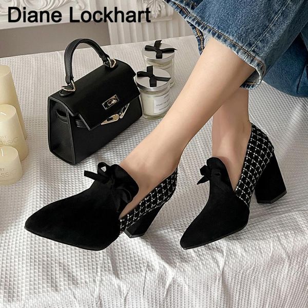 spring autumn lace up thick with 8cm pumps for women suede high heels thick pointed toe black plaid single shoes woman was thin
spring autumn lace up thick with 8cm pumps for women suede high heels thick pointed toe black plaid single shoes woman was thin