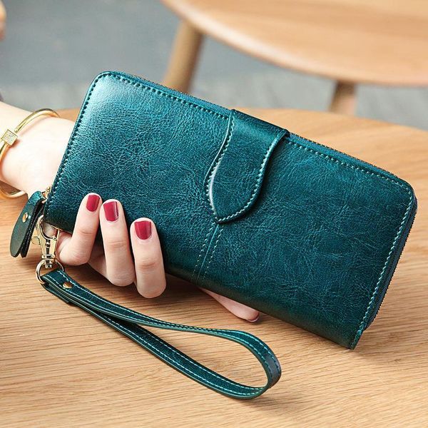 womens wallet vintage oil wax leather card holder ladies wristband coin purse brand female clutch phone pocket money bag, Red;black
womens wallet vintage oil wax leather card holder ladies wristband coin purse brand female clutch phone pocket money bag, Red;black