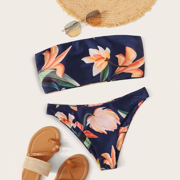 women's swimwear bikini 2021 swimsuit women print high waist set back cross bandeau bathing suit female beach wear biquini, White;black
women's swimwear bikini 2021 swimsuit women print high waist set back cross bandeau bathing suit female beach wear biquini, White;black