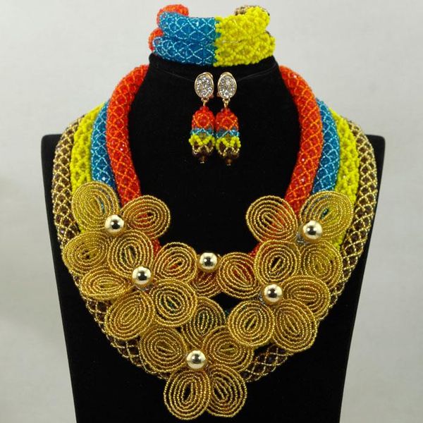earrings & necklace charming orange/blue/yellow/black women african jewelry sets flowers brooch wedding set hx859, Silver
earrings & necklace charming orange/blue/yellow/black women african jewelry sets flowers brooch wedding set hx859, Silver