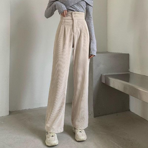 women's pants & capris wenfly women corduroy long high waist double button loose female korean straight leg trousers casual harajuku, Black;white
women's pants & capris wenfly women corduroy long high waist double button loose female korean straight leg trousers casual harajuku, Black;white