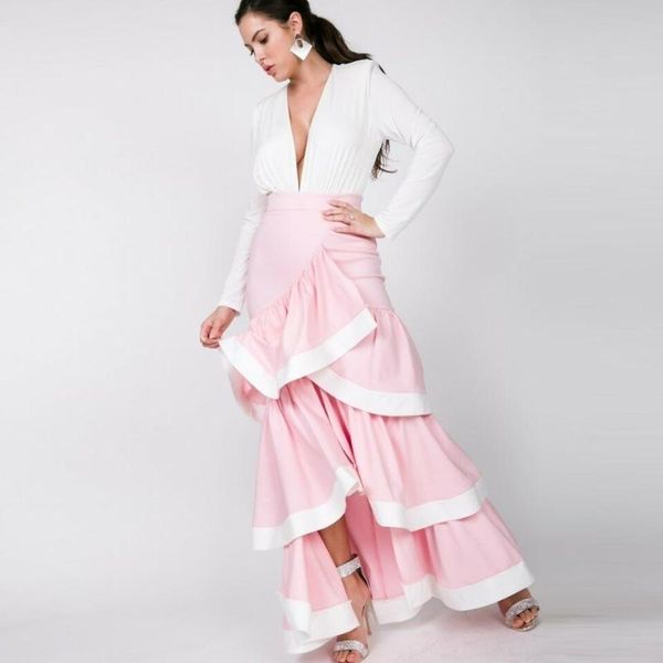 skirts high low ruffles satin skirt straight korean fashion women's high-waisted silk vintage long, Black
skirts high low ruffles satin skirt straight korean fashion women's high-waisted silk vintage long, Black