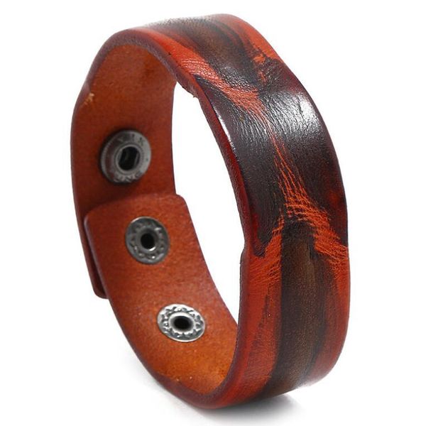 cuff vintage fashion wide genuine leather bracelets punk casual spot charm bangles wrap adjustable wristbands retro jewelry gift, White
cuff vintage fashion wide genuine leather bracelets punk casual spot charm bangles wrap adjustable wristbands retro jewelry gift, White