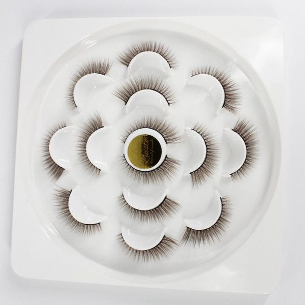 false eyelashes cat eye brown mink lashes light volume wispy fake pack 7 pairs (la002)
false eyelashes cat eye brown mink lashes light volume wispy fake pack 7 pairs (la002)