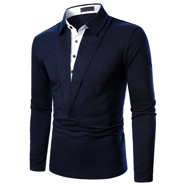 fake two piece mens t shirt casual slim autumn long sleeve polo shirts men patchwork contrast streetwear v-neck para hombre 210524, White;black
fake two piece mens t shirt casual slim autumn long sleeve polo shirts men patchwork contrast streetwear v-neck para hombre 210524, White;black