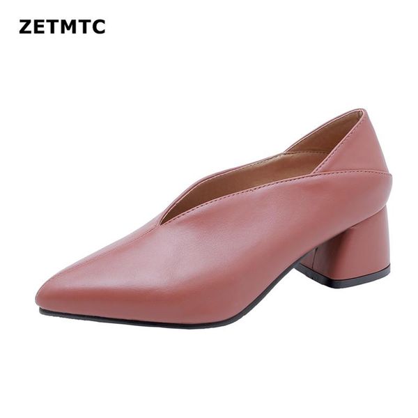 dress shoes zetmtc 2021 women pumps fashion mules square high heel pointed toe pu leather casual classic ladies size 31-48, Black
dress shoes zetmtc 2021 women pumps fashion mules square high heel pointed toe pu leather casual classic ladies size 31-48, Black